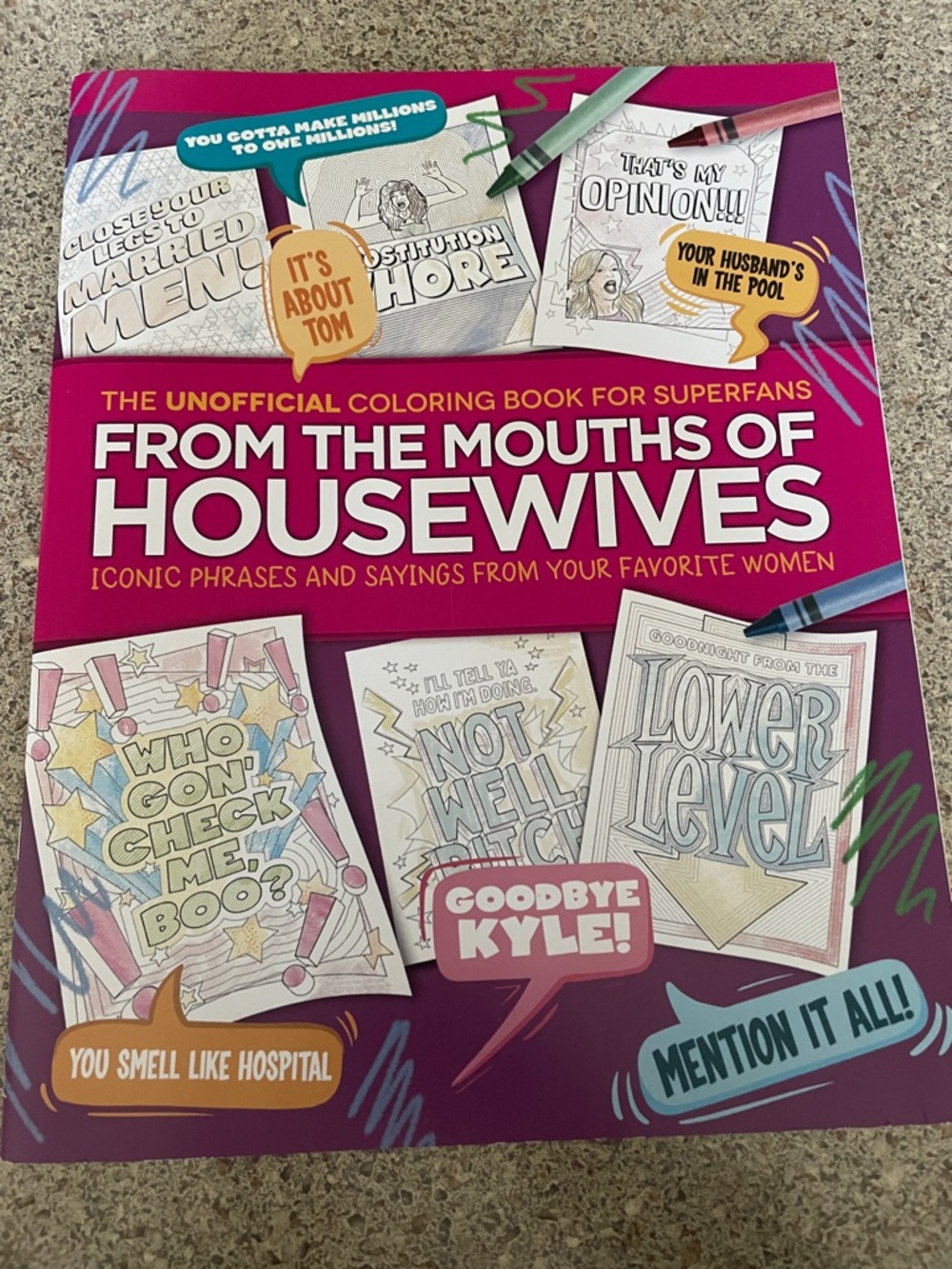 Bravo Real Housewives Coloring Book